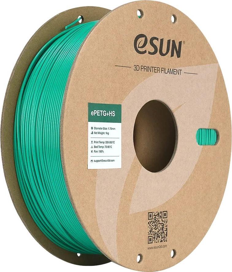 EPETG+HIGH SPEED 1,75mm SOLID GREEN 1kg ESUN 3D FILAMENT (EPETG+HS-P175SG1)