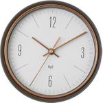 TFA Dostmann 60.3547.10 Funk Wanduhr 22.3 cm x 7 cm Grau, Kupfer (60.3547.10)