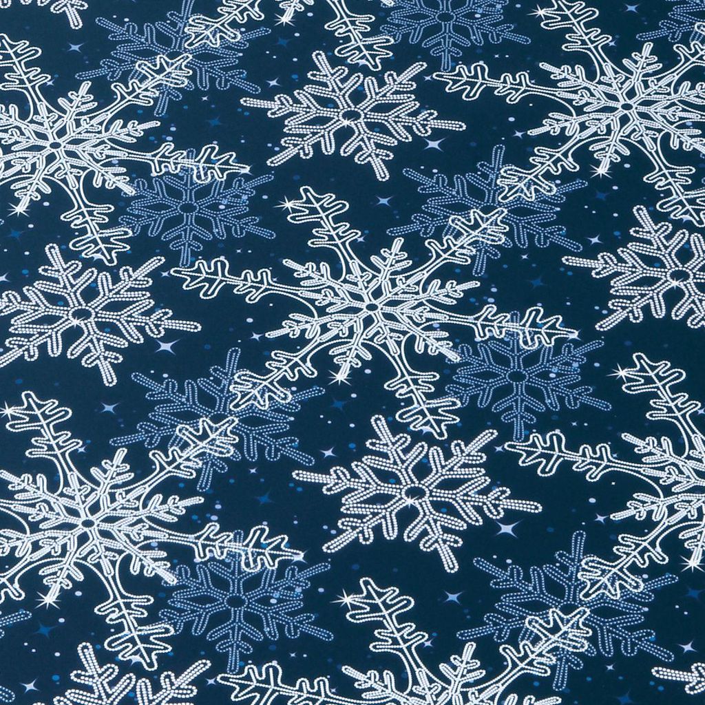 SIGEL Weihnachts-Geschenkpapier \"Frosty Night\", auf Rolle Maße: 700 mm x 5 m, glattes Papier, 70 g/q