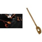 metaltex Kochlöffel mit Loch, Länge: 300 mm, Olivenholz geölte Oberfläche, Maße: (L)300 x (B)55 mm - 1 Stück (580606010)