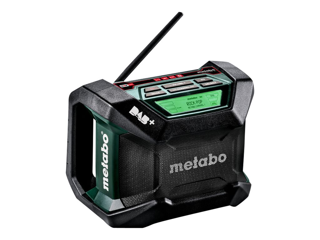 Metabo R 12-18 DAB+ BT DAB-Baustellenradio Schwarz, Grün