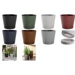 tera Pflanzgefäß "Orione", Durchmesser: 190 mm, blush aus recyceltem Kunststoff, für den Innen- und Außenbereich, - 1 Stück (30518019276)