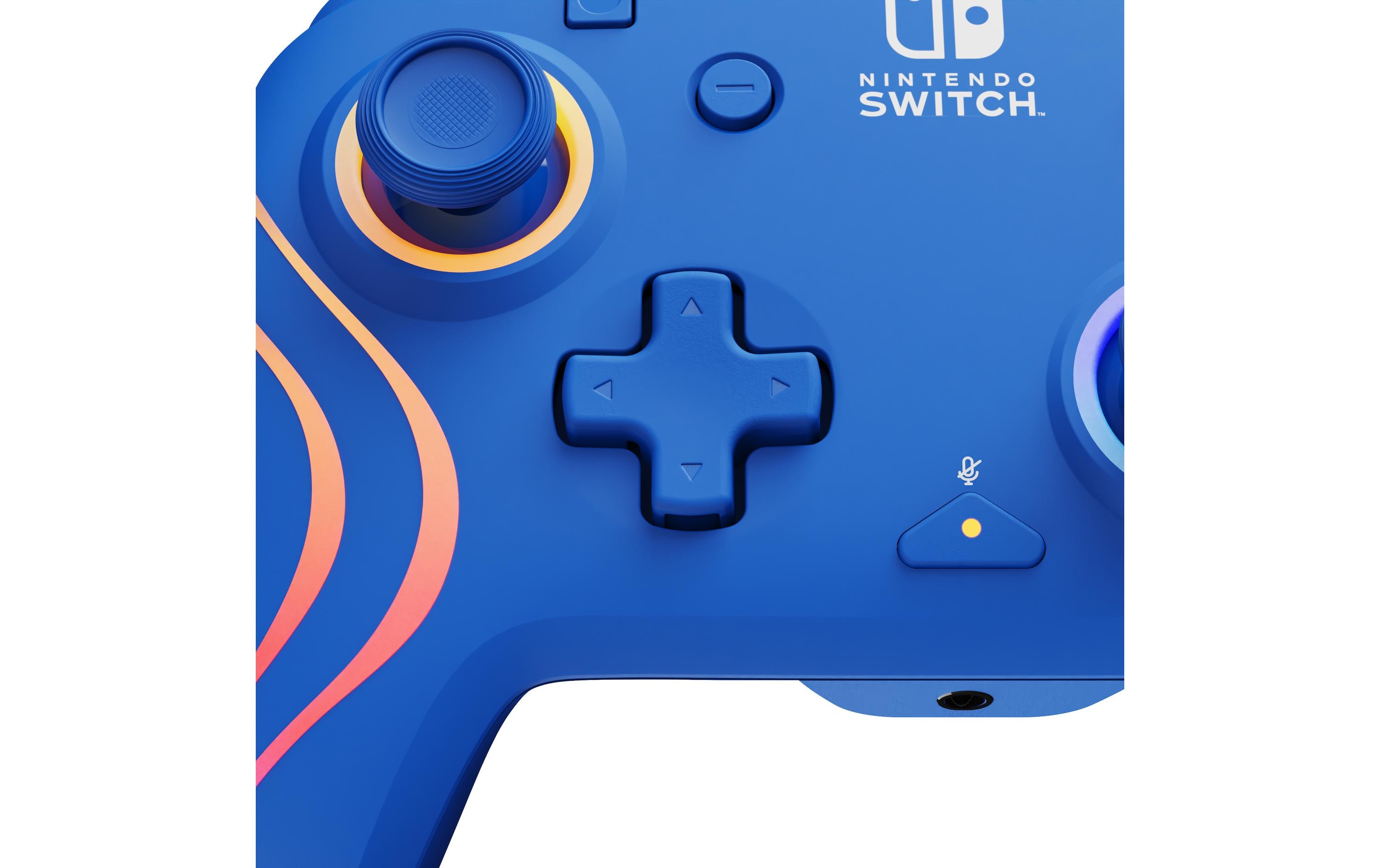 PDP Afterglow Wave Gamepad Nintendo Switch Blau