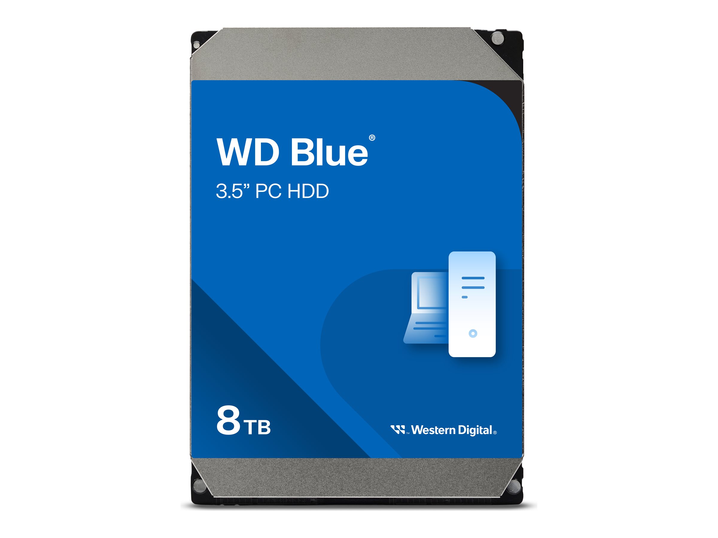 WD Blue WD80EAAZ 8 TB 3.5" SATA 6Gb/s interne Festplatte