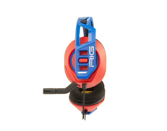 NACON RIG 300 Pro HN Gaming-Headset Nintendo Switch Kabelgebunden 3,5 mm Klinke 40 mm Treiber Rot, Blau