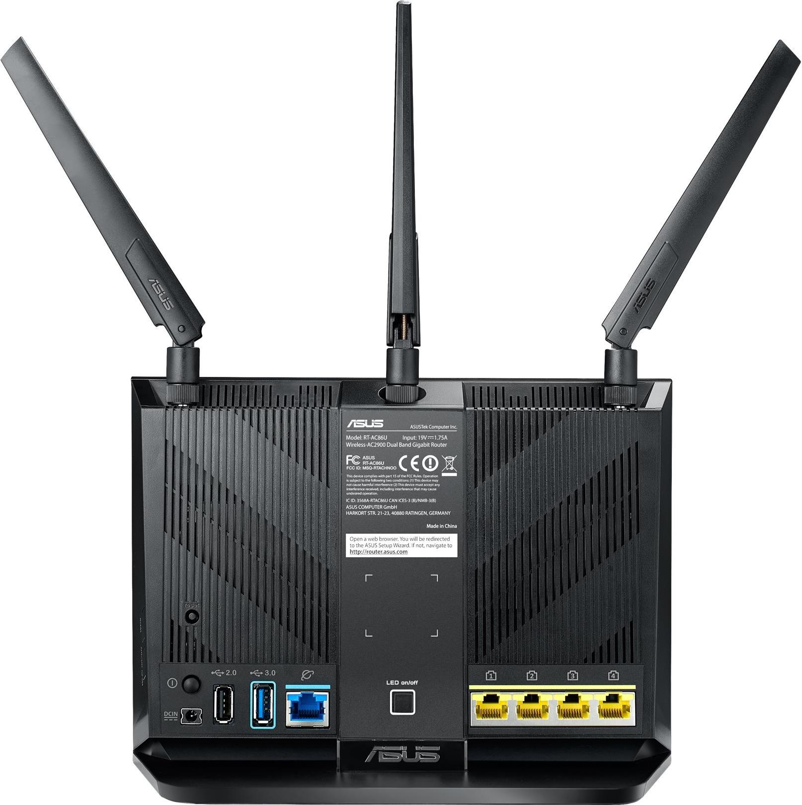 ASUS RT-AC2900 trådløs router (90IG0401-BU9010)
