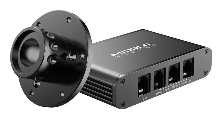 Moza Racing RS050 Universal Hub und Third-Party Wheel Base Mount Schwarz