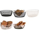 APS Brot- und Obstkorb SVART, oval, 240 x 190 mm, grün aus Metall, Höhe: 80 mm, nicht spülmaschinengeeignet - 1 Stück (30473)