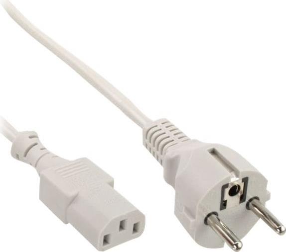 InLine 16652V 1.8m CEE7/7 C13-Koppler Grau Stromkabel (16652V)