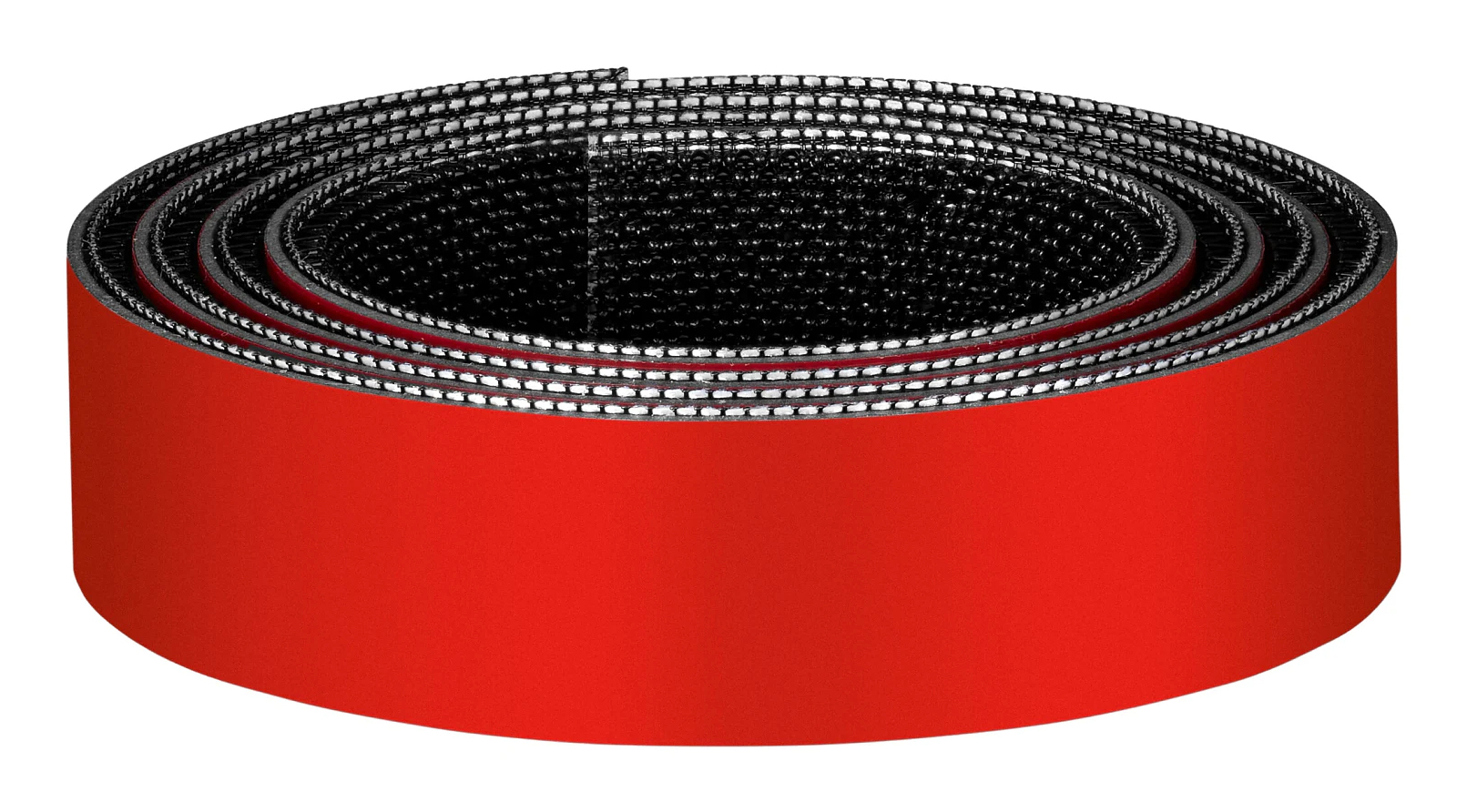 tesa Ultra Power Lock Tape Selbstklebendes Klettband 25 mm x 1 m 20 kg Haltekraft Schwarz/Rot
