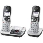 Panasonic KX-TGE522GS silber/schw. Seniorentel./SOS-Taste/AB (KX-TGE522GS)