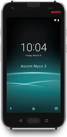 ASCOM MYCO 3 - Smartphone (WiFi EU | 5\" FULL-HD Touchscreen | 32GB Flash-Speicher | 4GB RAM | Bluetooth | IP67" schwarz (SH2-ABBA)
