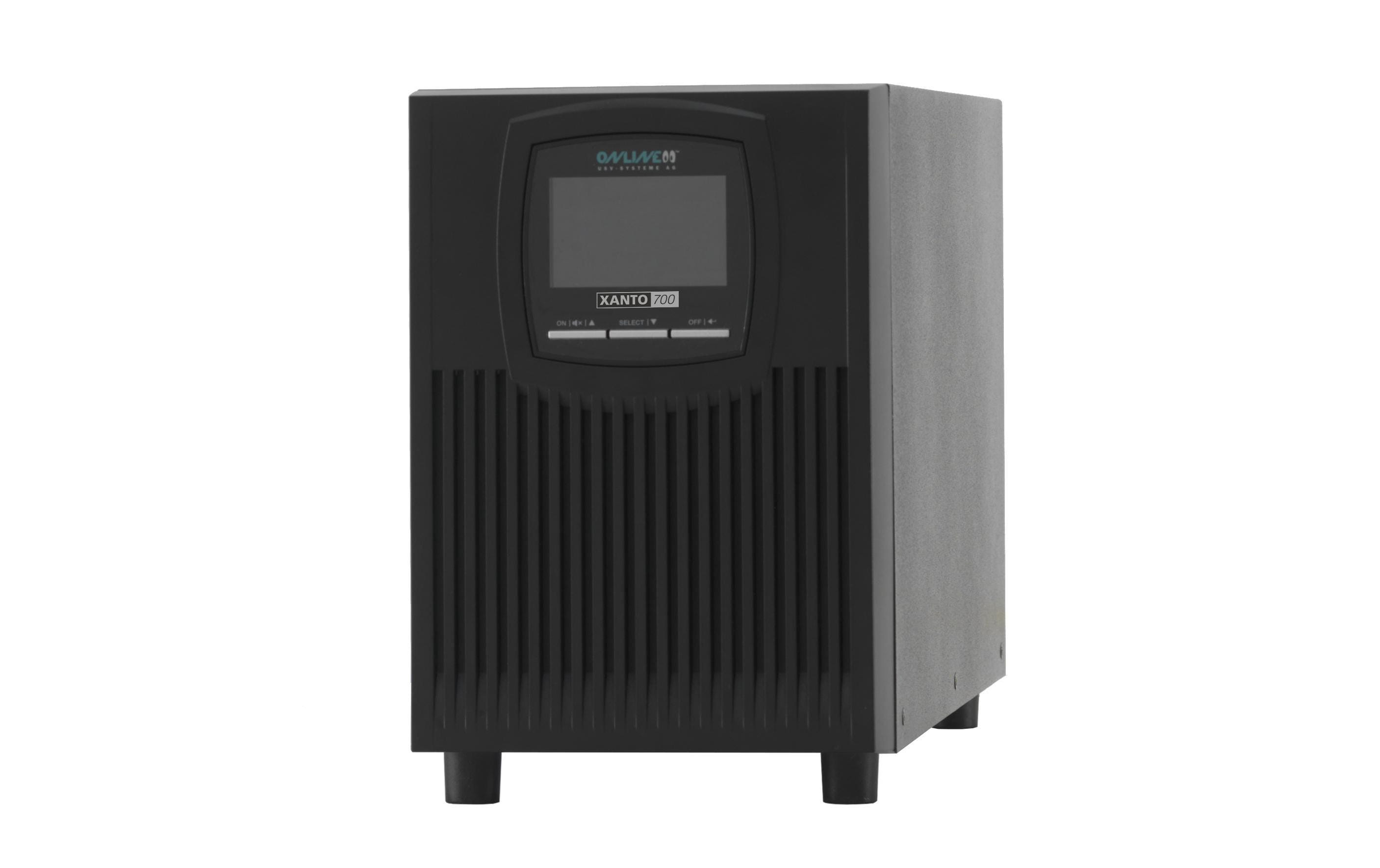 Online USV XANTO 700 USV 700 VA 700 W Online-Doppelwandler Tower Schwarz