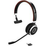 GN Jabra Jabra Evolve 65 SE MS Mono - Headset - On-Ear - Bluetooth - kabellos - USB - mit Ladestation - Zertifiziert für Microsoft Teams (6593-833-399)