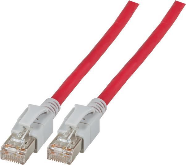 EFB-Elektronik RJ45 Patchkabel Cat.6A S/FTP FRNC VC LED rot 2m Hersteller: EFB Elektronik (DCK1001RT.2)