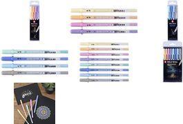 SAKURA Gel-Tintenroller Gelly Roll Moonlight Pastel Sunrise Strichstärke: 0,5 mm, fluoreszierende Farben, konstanter - 1 Stück (POXPGBMOO4A)