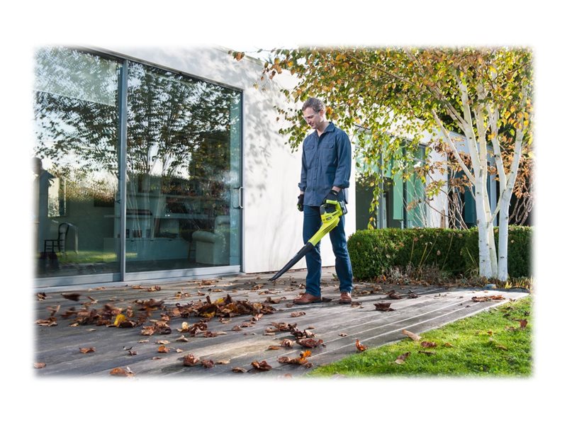 Ryobi ONE+ OBL1820S Akku-Laubbläse 18 V 2,5 Ah 245 km/h Schwarz, Grün