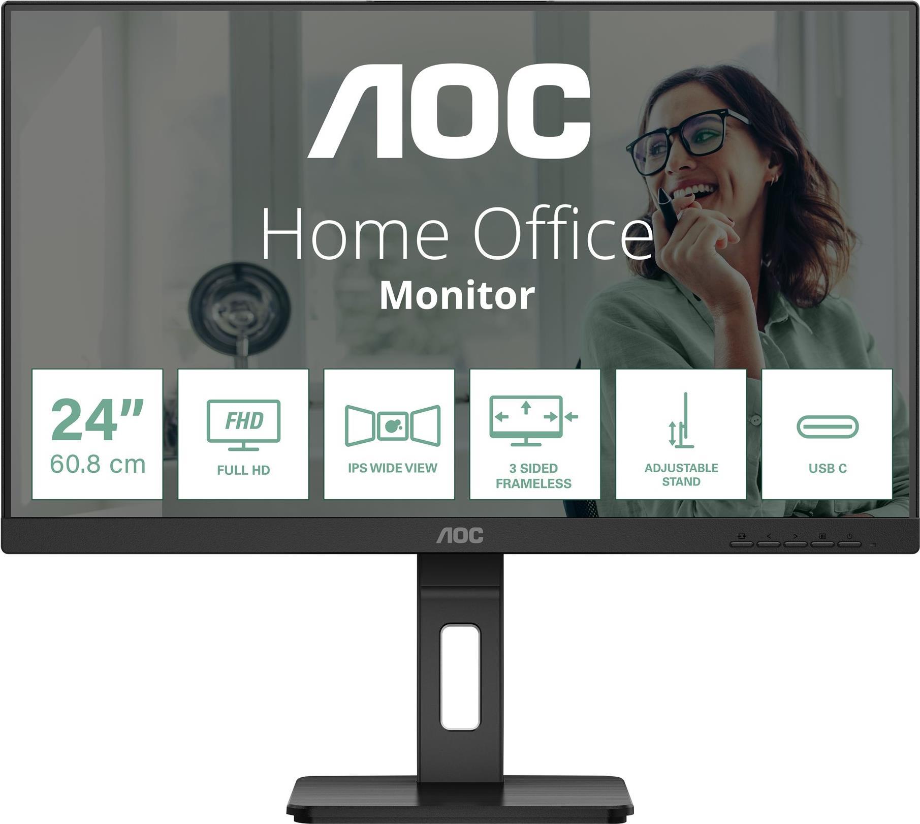 AOC Pro-line 24P3CV 24" IPS-Monitor 1920 x 1080 Schwarz