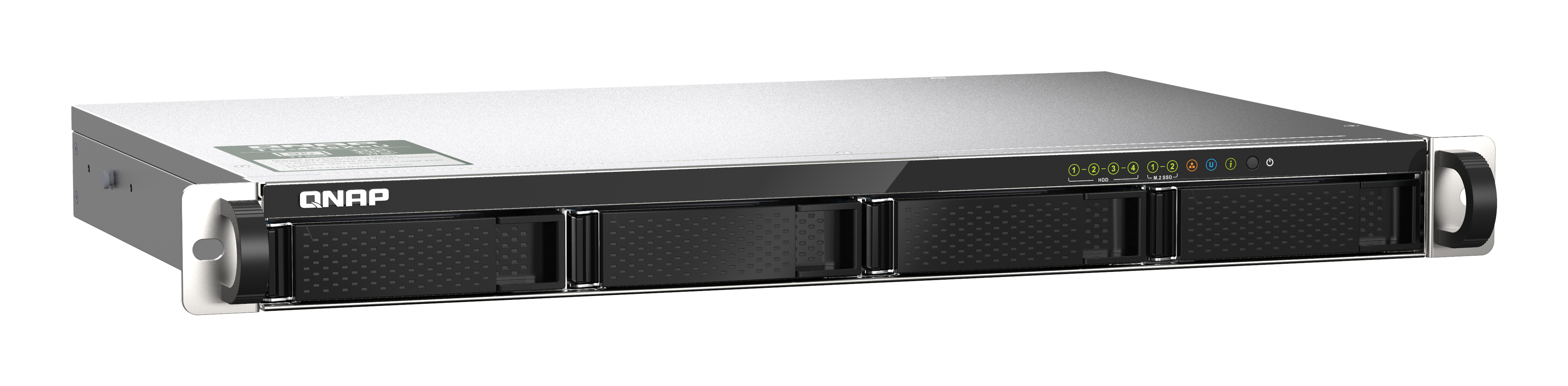 QNAP TS-435XeU - NAS-Server - 4 Schächte - 4 GB RAM - Schwarz