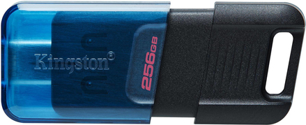 Kingston Technology DataTraveler 80 USB-Stick 256 GB USB Typ-C 3.2 Gen 1 (3.1 Gen 1) Schwarz - Blau (DT80M/256GB)