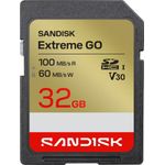 SanDisk SDHC Extreme GO 32GB (UHS-1, R 100MB/s / W60MB/s, 4K) (00226984)