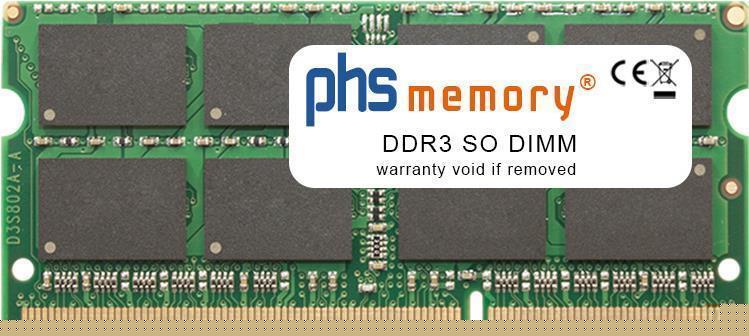 PHS-memory 16GB RAM Speicher für Acer Aspire E5-521G-8269 DDR3 SO DIMM 1600MHz (SP204315)