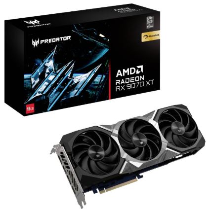 Acer VGA Acer Predator BiFrost AMD RX 9070 XT 16G OC (DP.Z4FWW.P01)