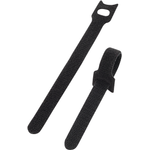 Basetech STD-150 Klettkabelbinder zum Bündeln Haft- und Flauschteil (L x B) 150 mm x 13 mm Schwarz 10 St.