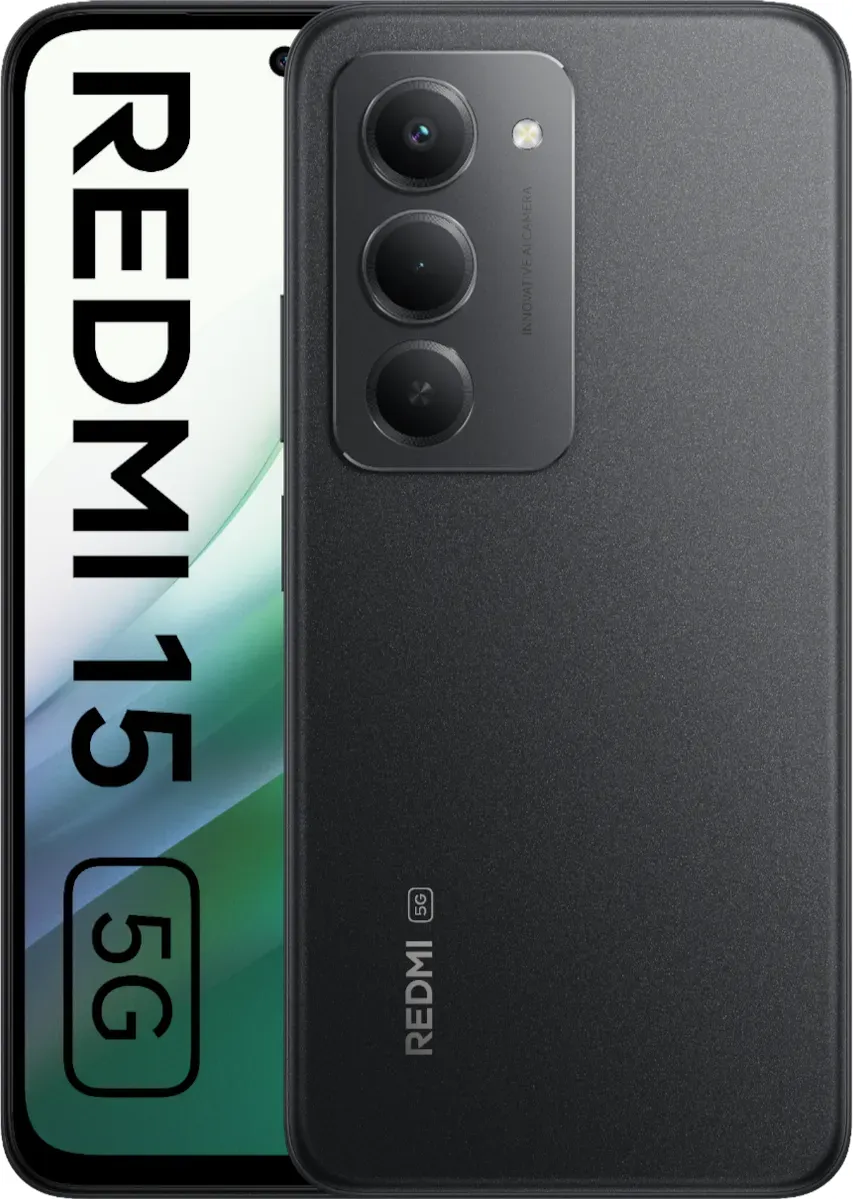 Xiaomi Redmi 15 5G Dual Sim 4GB RAM 128GB - Midnight Black (MZB0L50EU) (geöffnet)