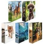 HERMA Sortiment Motivordner "Lieblingstiere" Rückenbreite: 70 mm, aus stabilem Karton, bedruckter - 1 Stück (20096)