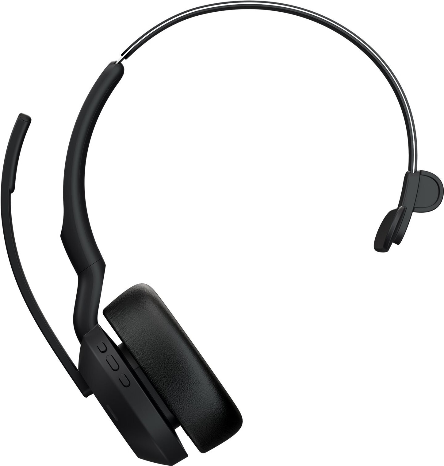 Jabra Evolve2 55 UC Mono On-Ear Headset USB-A Bluetooth ANC Schwarz