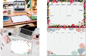 sigel Papier-Schreibunterlage Jolie "Mint Inspiration", A3 (JS101)