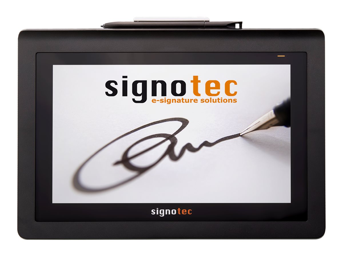 signotec Delta 10,1" LCD Unterschriften-Terminal Schwarz