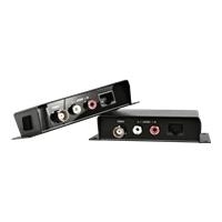 StarTech.com Composite Video Extender über Cat5 UTP mit Audio - 200m - 1 x BNC Buchse 1 x RCA Buchse 1 x RJ-45 Buchse 2 x RCA Buchse - Erweiterung für Video/Audio - über CAT 5 - bis zu 200 m