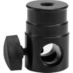 EUROLITE TV-Zapfenaufnahme 16 mm mit M10-Gewinde – Robuster Stahladapter bis 15 kg