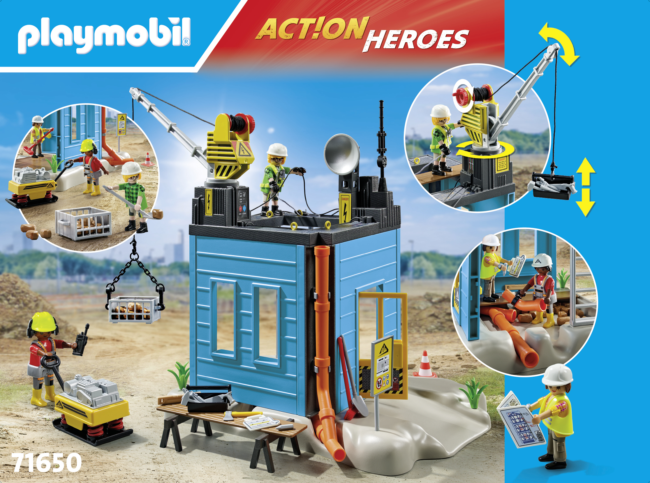 Playmobil Action Heroes Baustelle 71650
