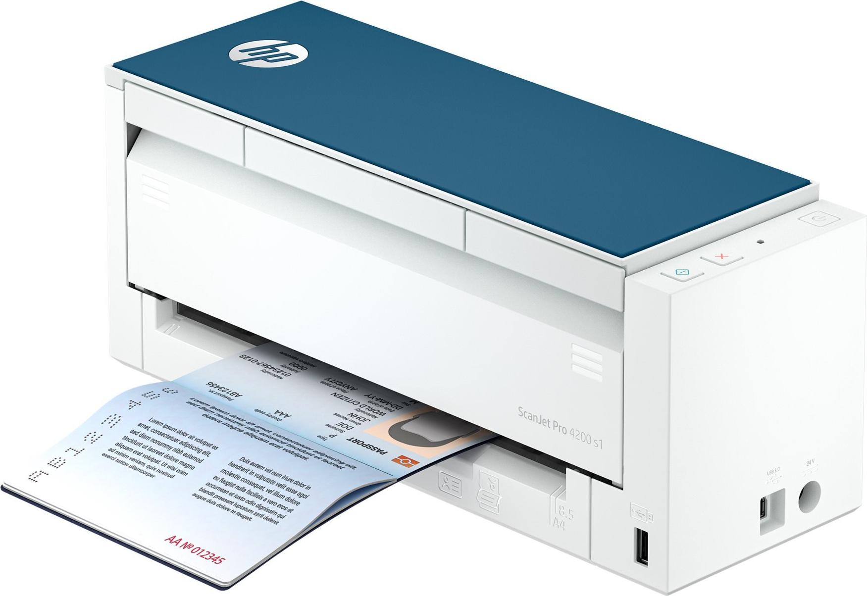 HP ScanJet Pro 4200 s1 Dokumentenscanner 1200 x 1200 dpi Duplex Blau, Weiß