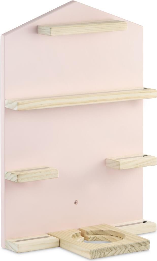 Hama 00132438 Regal Schweberegal Wandverteiler Holz Pink - Holz (00132438)