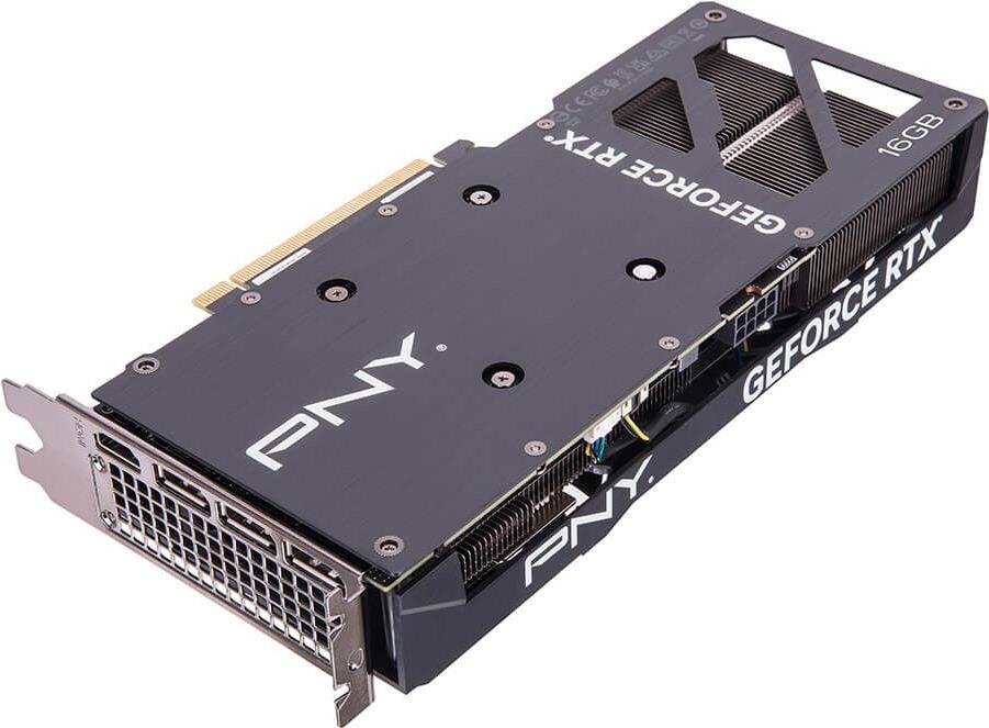 PNY GeForce RTX 4060 Ti 16 GB VERTO Dual Fan Grafikkarte Schwarz