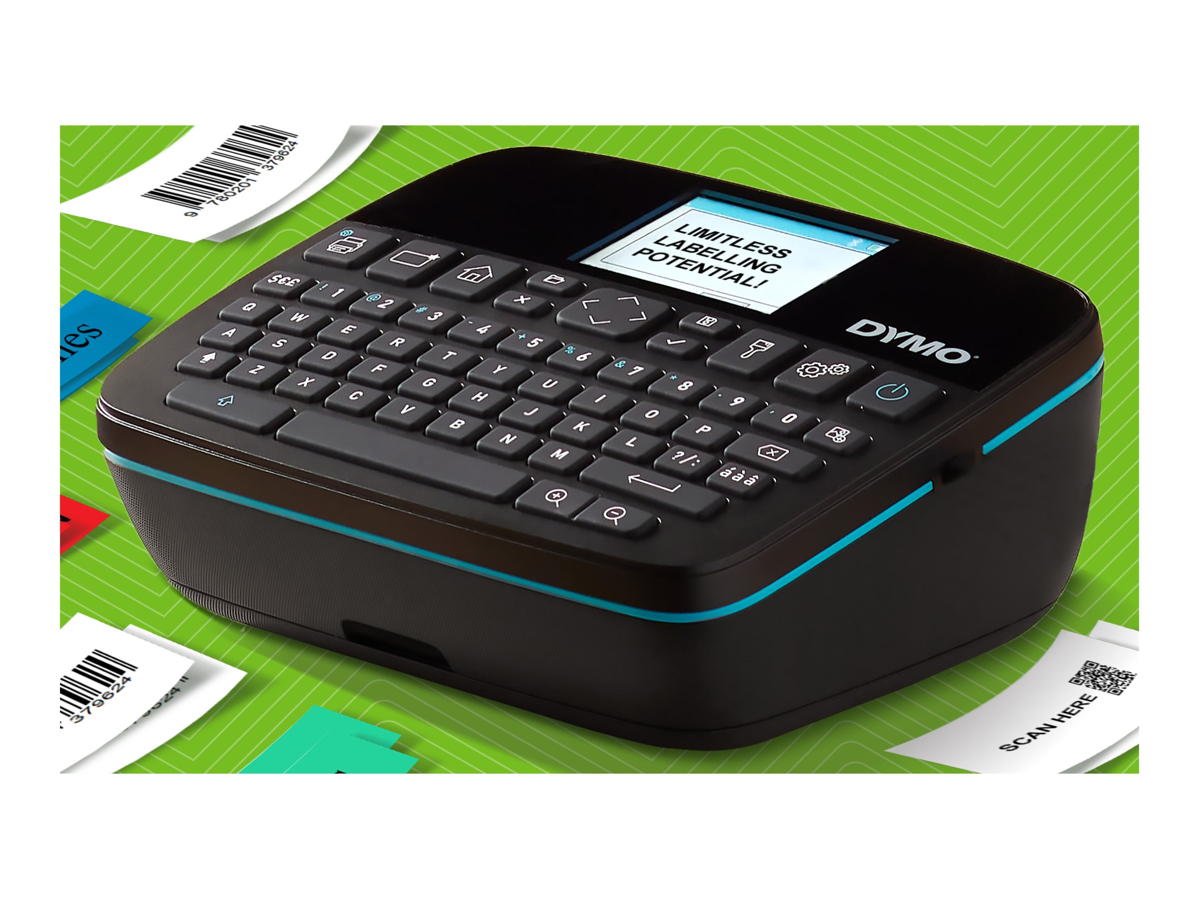 DYMO LabelMANAGER 640CB Beschriftungsgerät Thermotransfer Bluetooth USB-C Schwarz