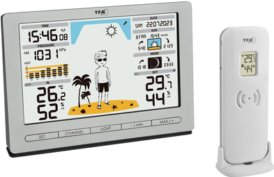 TFA 35.1097.54 silber METEO JACK Funk-Wetterstation (35.1097.54)