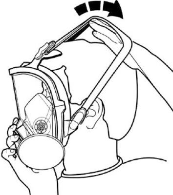 3M-Atemschutzvollmaske 6900 L Grösse L - Silikon (7100015052)