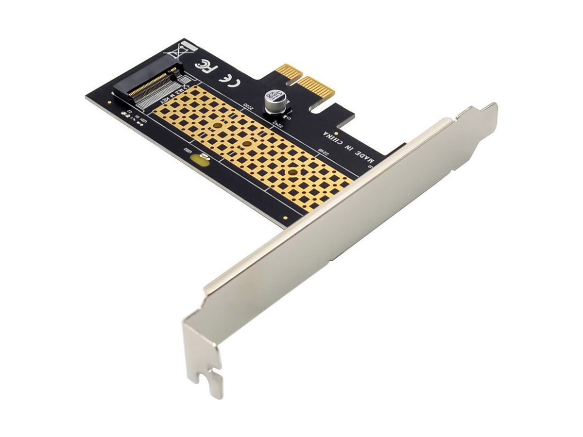 InLine 76660S Speicher-Controller M.2 NVMe PCIe 3.0 x1 Low-Profile Silber
