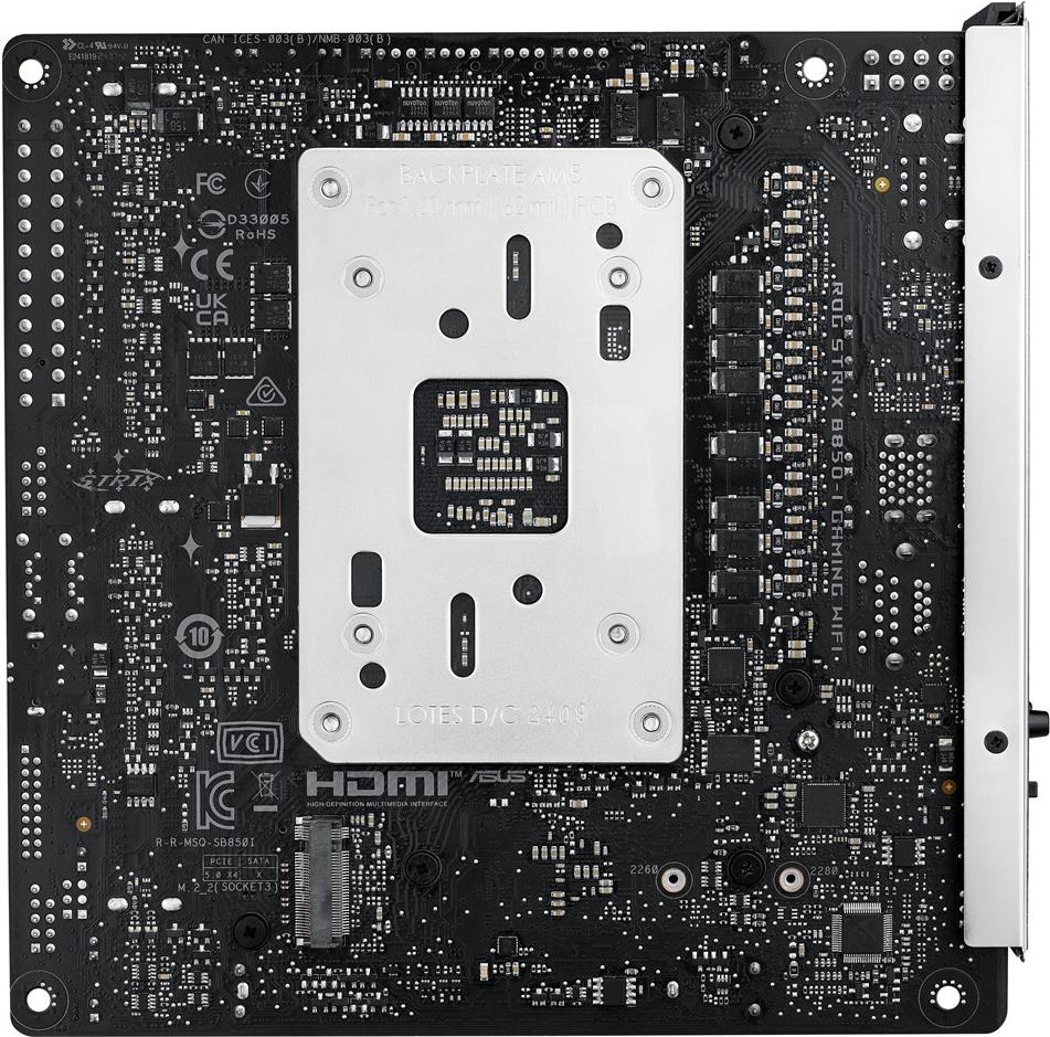 ASUS ROG Strix B850-I Gaming WIFI Mainboard Mini-ITX Sockel AM5 DDR5 Schwarz