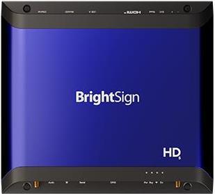 BRIGHTSIGN Expert 8k player with dual 4K HDMI outputs, elite HTML, PoE, full open GL with 5x more graphics power to create stunning video and graphics, and interactive experiences (HD1025)