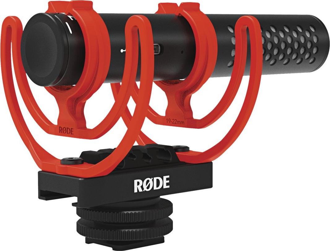 RODE VideoMic GO II HELIX Kameramikrofon 3,5 mm Klinke USB Schwarz, Rot