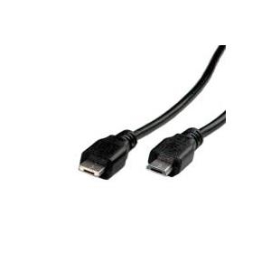 ROLINE USB 2.0 Kabel, Micro USB A ST - Micro USB B ST 1,8m (11.02.8753)