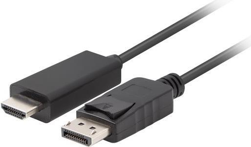 Lanberg CA-DPHD-11CC-0018-BK Kabeladapter DisplayPort HDMI Schwarz (CA-DPHD-11CC-0018-BK)