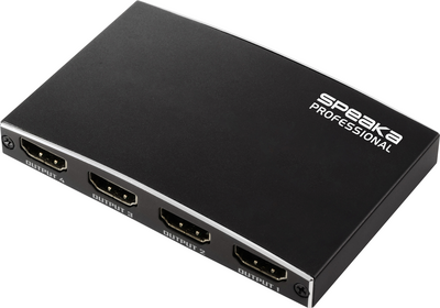SpeaKa Professional SP-HDMIS-230 HDMI-Splitter 3840 x 2160 Pixel Schwarz (SP-13904376)
