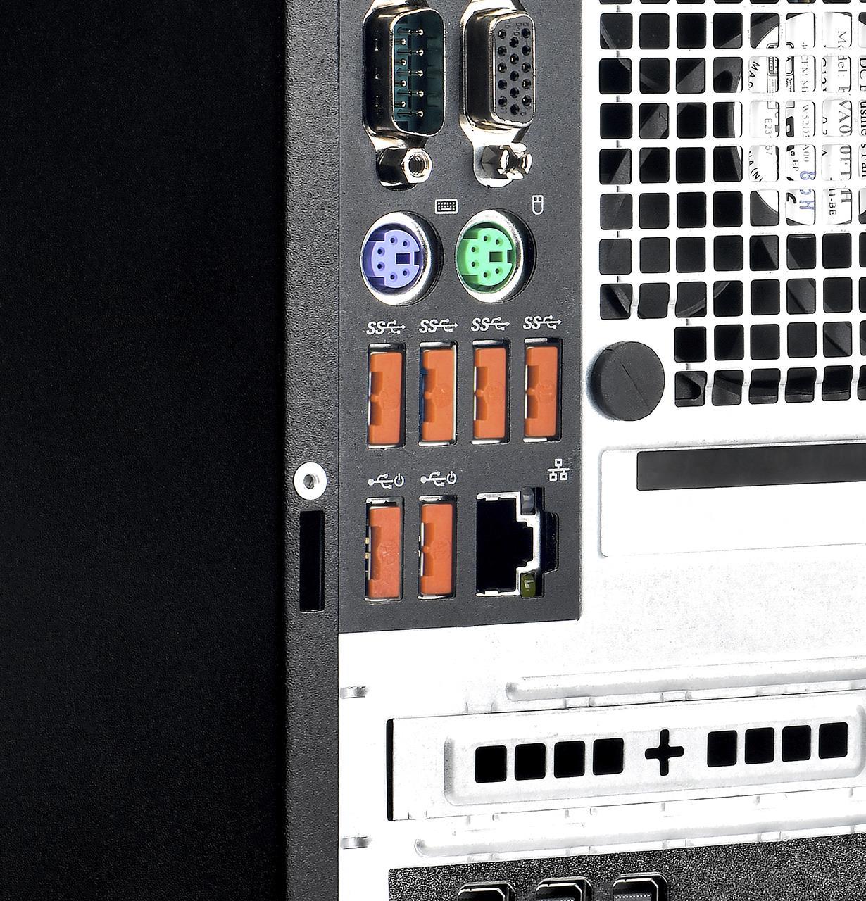 Smartkeeper UL03P1OR Schnittstellenblockierung Schnittstellenblockierung + Schlüssel USB Typ-A Orange Kunststoff 10 Stück(e) (UL03P1OR)